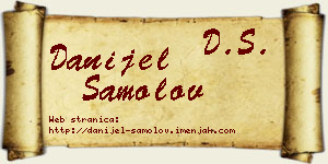 Danijel Samolov vizit kartica